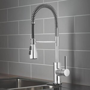 Seville Pull-Out Spray Mono Mixer Kitchen Tap Chrome